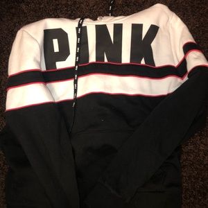Women’s size large Victoria’s Secret pink hoodie.